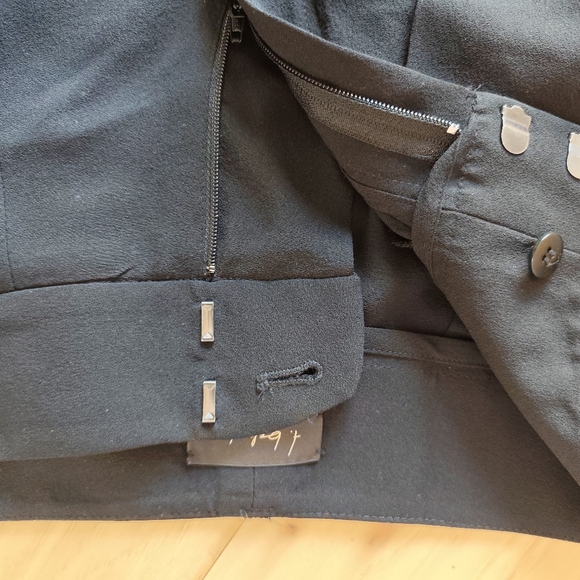 Womens 100% Silk Pants Sz 2 - Picture 6 of 12